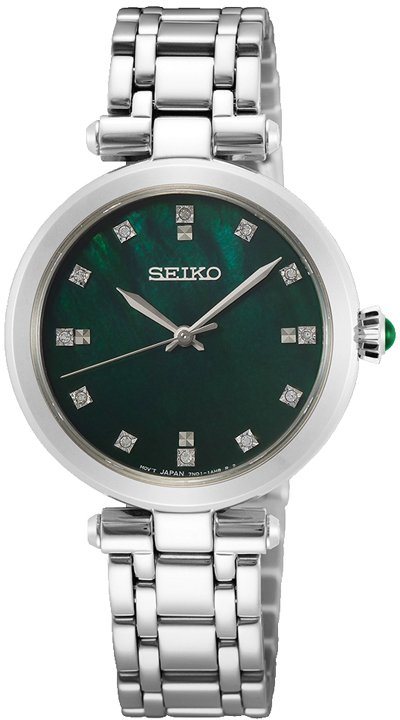 Seiko Quarzuhr SRZ535P1, Diamanten von Seiko