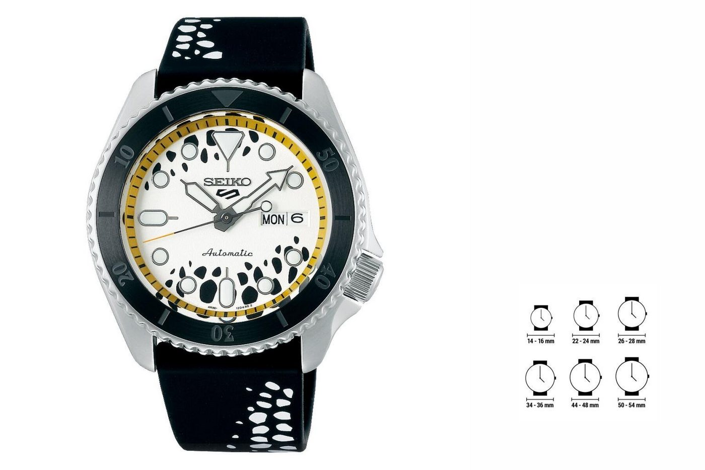 Seiko Quarzuhr Seiko Herrenuhr SRPH63K1 Ø 42,5 mm Silikon Armbanduhr von Seiko