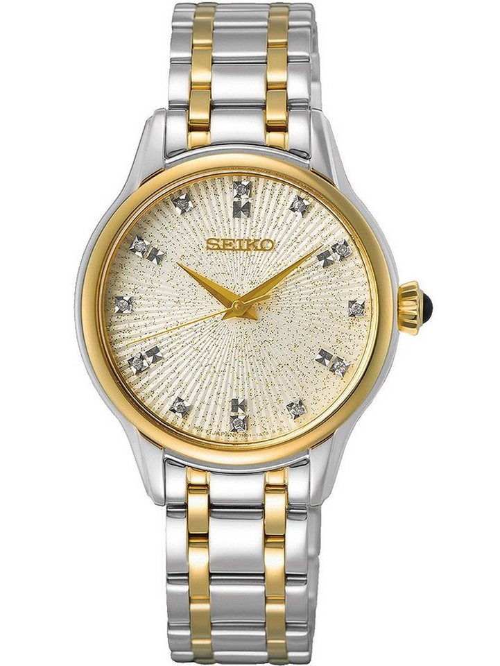 Seiko Quarzuhr Seiko SRZ550P1 Conceptual Series Diamond Damenuhr 30mm 5ATM Seiko SRZ550P1 Conceptual Series Diamond Damenuhr 30mm 5ATM von Seiko
