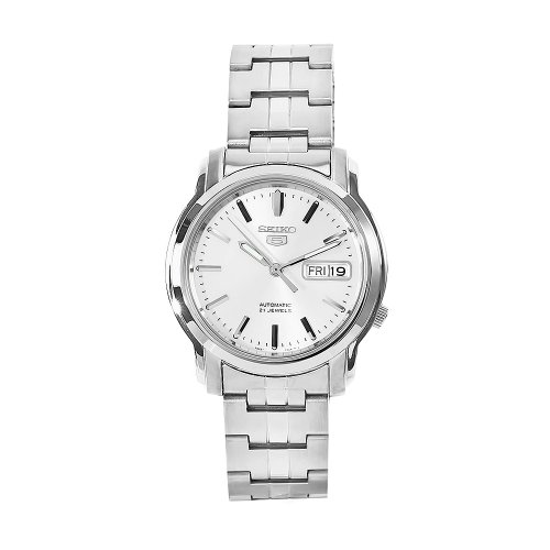 Seiko Unisex Erwachsene Analog Automatik Uhr mit Edelstahl Armband SNKK65K1 von Seiko