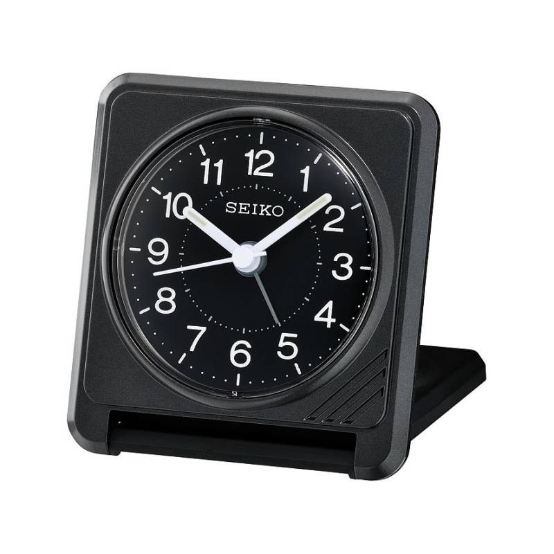 Seiko Tischuhr Reisewecker QHT015K Kunststoff von Seiko