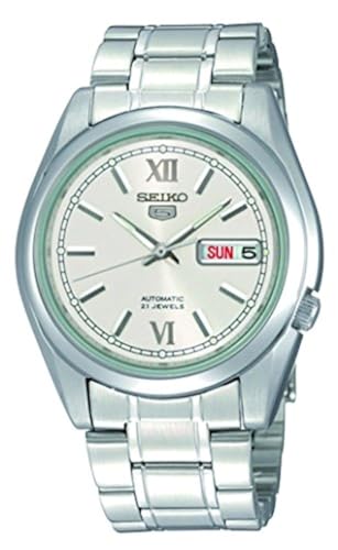 Seiko Unisex Erwachsene Analog Automatik Uhr mit Edelstahl Armband SNKL51K1 von Seiko