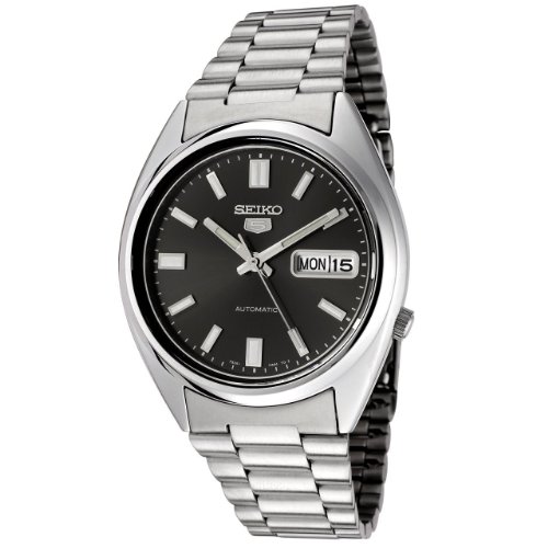 Seiko Unisex-Uhr Analog Automatisch mit Edelstahlarmband – SNXS79K von Seiko