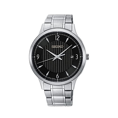 SEIKO Herren Analog Quarz Uhr mit Edelstahl Armband SGEH81P1 von Seiko