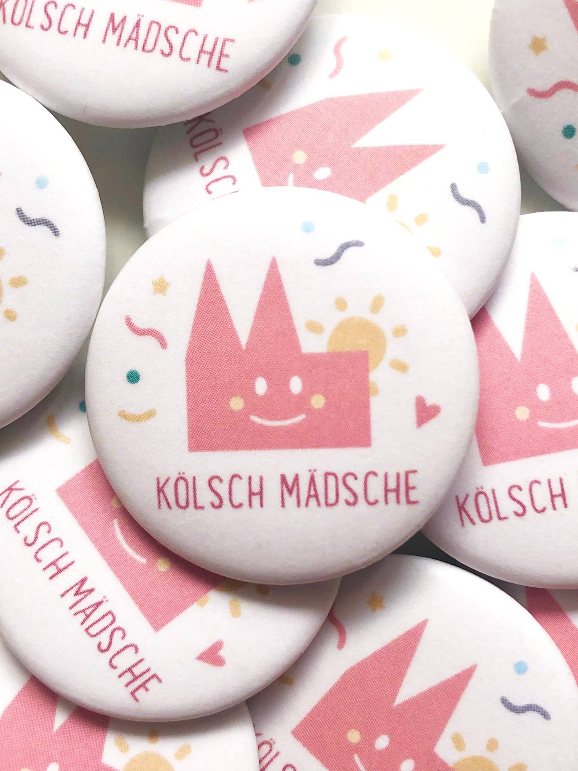 Button, Geburtstag, Karneval - "Kölsch Mädsche" Button, Geburtstag, Karneval - "Kölsch Mädsche" von SeikrittDesign
