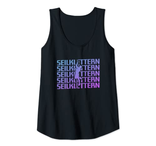 Damen Retro Vintager Seilklettern Seil-klettern-kletterer Tank Top Damen Retro Vintager Seilklettern Seil-klettern-kletterer Tank Top von Seilklettern-geschenk Für Einen Seilkletterer