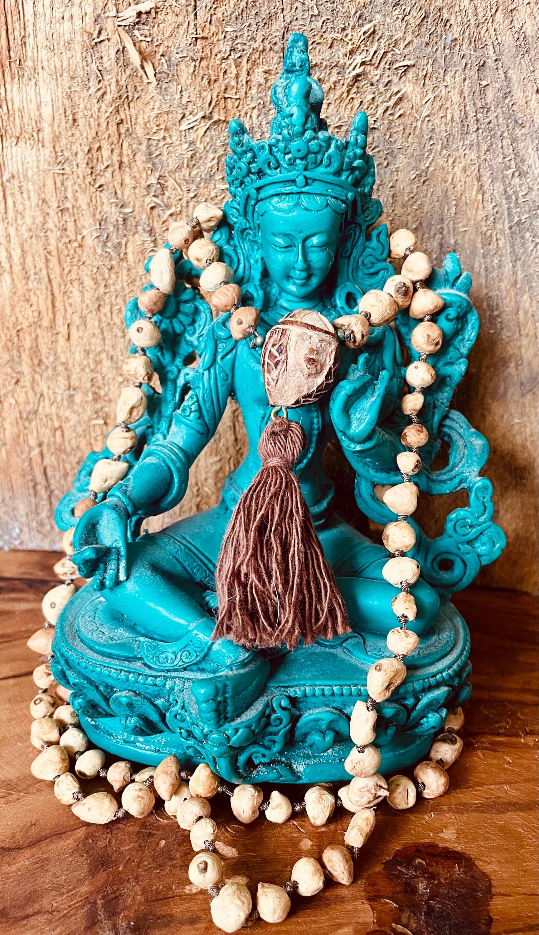 Einzigartige Yoga Mala Komplett Aus 108 Baumperlen Und Einer Handgeschnitzten Guruperle Einzigartige Yoga Mala Komplett Aus 108 Baumperlen Und Einer Handgeschnitzten Guruperle von Seiltaenzerei
