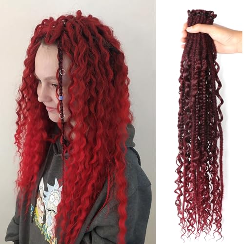 Synthetische Dreadlock-Verlängerungen, Hippie-Dreadlock-Erweiterungen, einendig, 0,6 cm breit, Loc Extensions, Reggae-Stil, Häkelhaar für Damen, 61 cm (T1B/Bug, 3 verschiedene Stile, 61 cm (6 Stränge) Synthetische Dreadlock-Verlängerungen, Hippie-Dreadlock-Erweiterungen, einendig, 0,6 cm breit, Loc Extensions, Reggae-Stil, Häkelhaar für Damen, 61 cm (T1B/Bug, 3 verschiedene Stile, 61 cm (6 Stränge) von Seimainurs