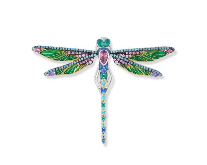 Seinerzeit FLORA & FAUNA Kettenanhänger Edda Libelle 925 Silber von Seinerzeit FLORA & FAUNA