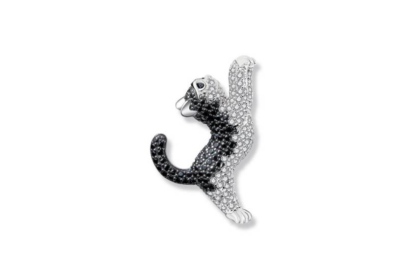 Seinerzeit FLORA & FAUNA Kettenanhänger Ying Katzen Anhänger (1-tlg), Material: 925 Sterling Silber, rhodiniert, geschwärzt von Seinerzeit FLORA & FAUNA