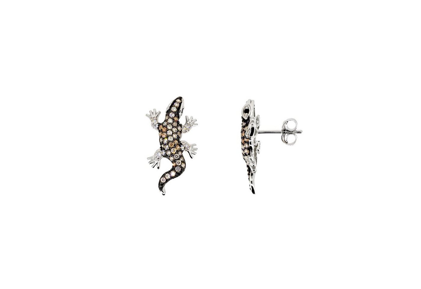 Seinerzeit FLORA & FAUNA Ohrring-Set Seinerzeit Ohrstecker Sülo Salamander SZA-2990-181 Silber von Seinerzeit FLORA & FAUNA