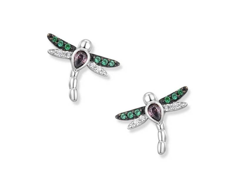 Seinerzeit FLORA & FAUNA Paar Ohrstecker Damen-Silber 925 Edda Libellen von Seinerzeit FLORA & FAUNA