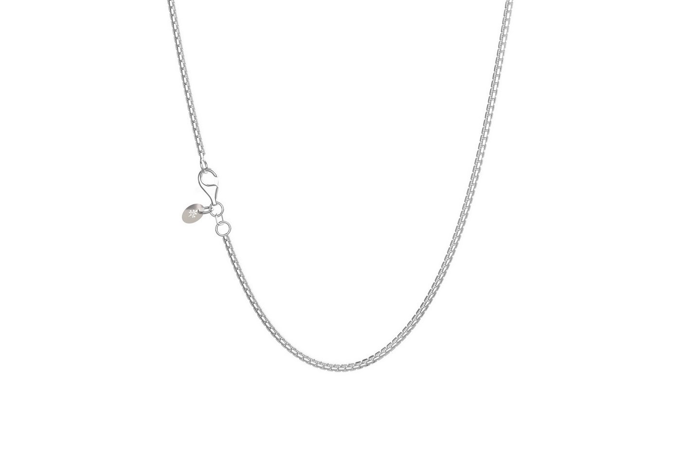 Seinerzeit FLORA & FAUNA Silberkette Boxkette 1.3 rhodiniert 45cm (1-tlg), Material: 925 Sterling Silber von Seinerzeit FLORA & FAUNA