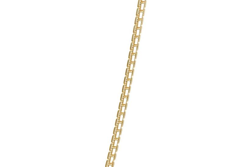 Seinerzeit FLORA & FAUNA Silberkette Boxkette 1.3 vergoldet 50 cm (1-tlg), Material: 925 Sterling Silber von Seinerzeit FLORA & FAUNA