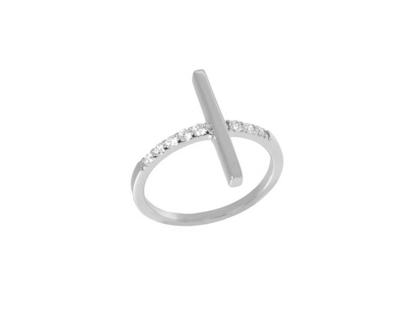 Seinerzeit FLORA & FAUNA Silberring Cross Ring (1-tlg), Material: 925 Sterling Silber von Seinerzeit FLORA & FAUNA