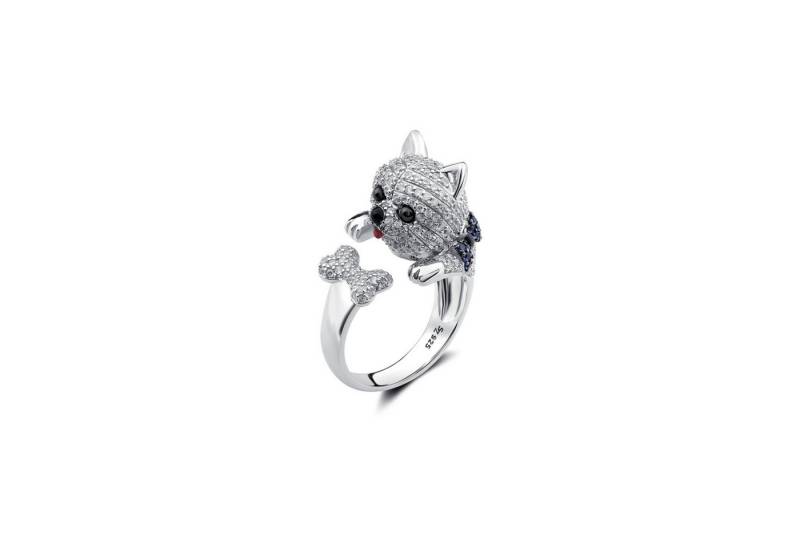 Seinerzeit FLORA & FAUNA Silberring Felix Hunde Ring von Seinerzeit FLORA & FAUNA