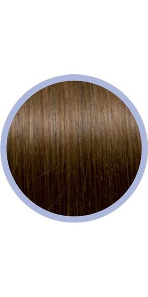 Seiseta Kunsthaar-Extension Seiseta Microring Extensions - natural straight dunkelbraun 50cm von Seiseta