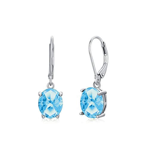 Ohrringe Silber 925 Hängend Creolen Baumeln Damen mit 5A Zirkonia Oval Geburtsstein für Frauen Geburtstags Schmuck Geschenk für Sie Ohrringe Silber 925 Hängend Creolen Baumeln Damen mit 5A Zirkonia Oval Geburtsstein für Frauen Geburtstags Schmuck Geschenk für Sie von Seiyang