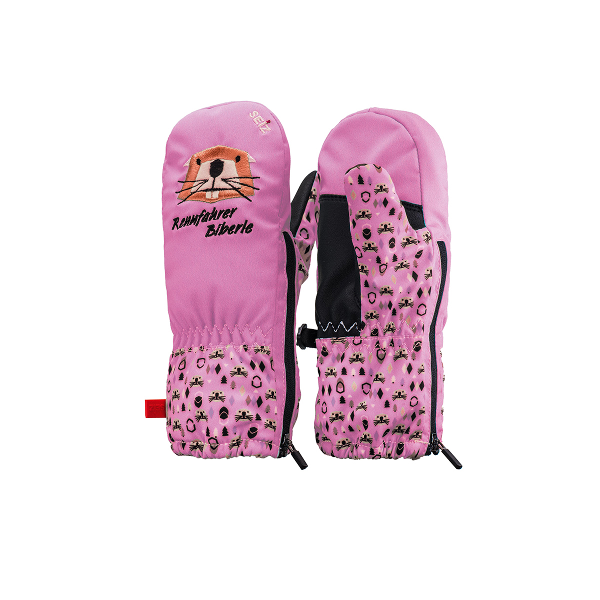 Seiz Handschuhe Biberle Kinder Winter Schnee Fäustlinge WGL00015 02 rosa von Seiz