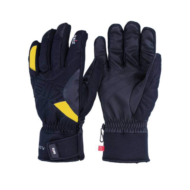 Seiz Handschuhe FLEXIBLE Winter Schnee Unisex WGL00010 01 schwarz gelb Seiz Handschuhe FLEXIBLE Winter Schnee Unisex WGL00010 01 schwarz gelb von Seiz