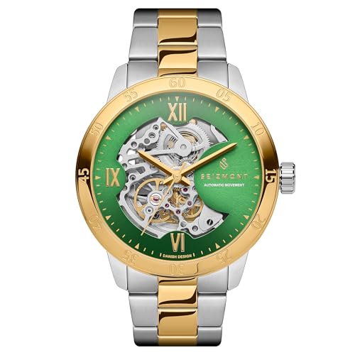 Seizmont by Trendhim | Limitierte Edition Skeleton-Uhr | Für Männer | Silberfarben | 316L Edelstahlarmband und Saphirglas | Wasserdicht bis 30 Meter | Dänisches Design von Seizmont