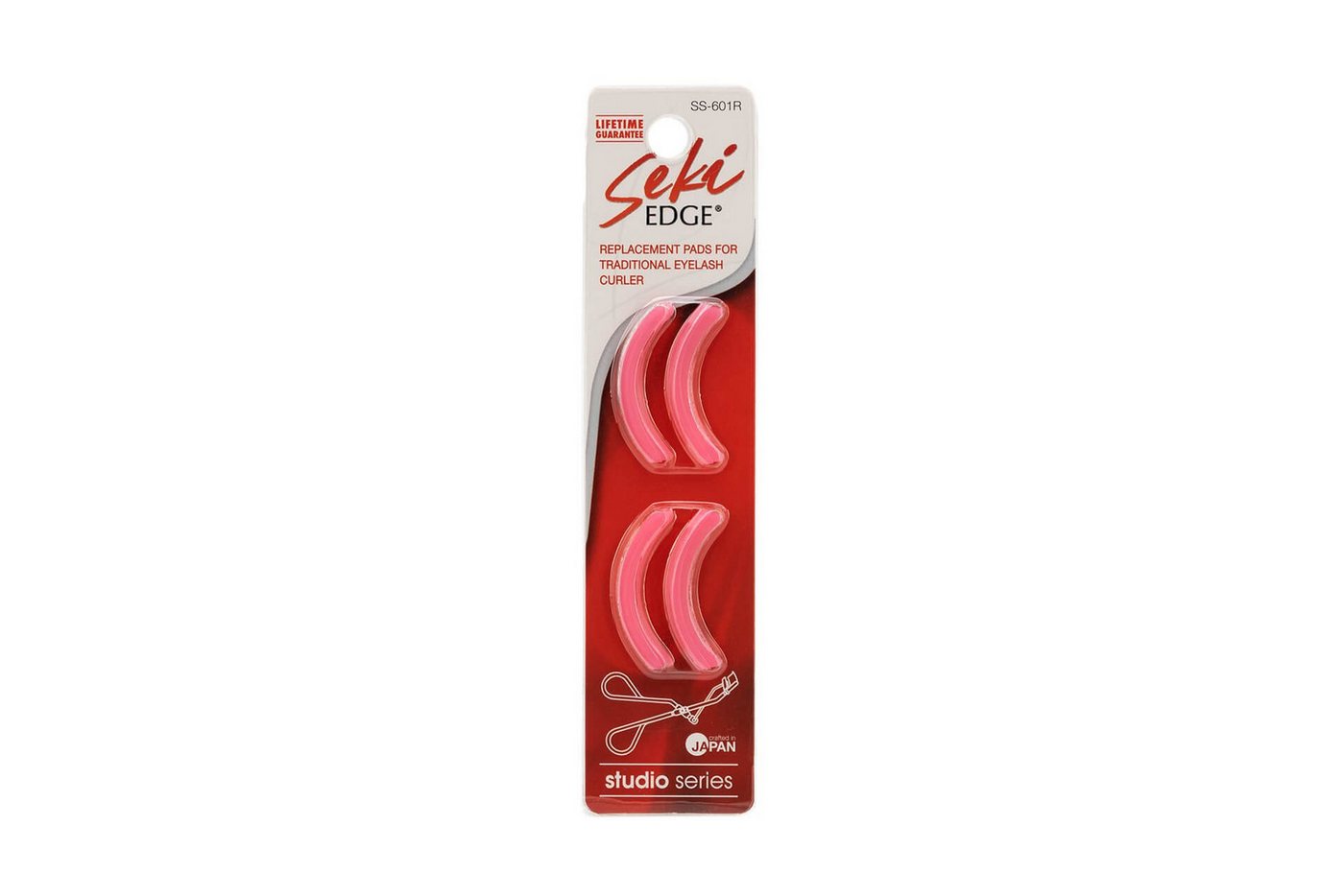 Seki EDGE Wimpernzange Ersatz-Pads für reguläre Wimpernzange SS-601R 3.1x0.2x0.2 cm, handgeschärftes Qualitätsprodukt aus Japan von Seki EDGE