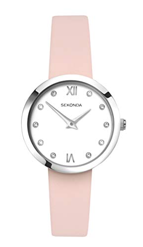 Sekonda Damen Analog Klassisch Quarz Uhr mit Leder Armband 2760 von SEKONDA