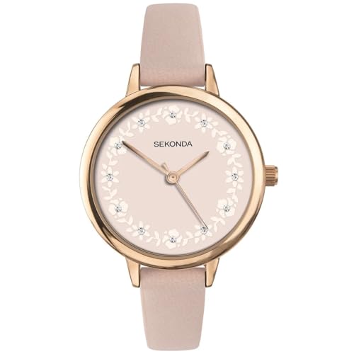 Sekonda Damen Analog Quarz Uhr mit Kunststoff Armband 2816 von SEKONDA