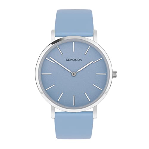 Sekonda Minimal blaues Lederarmband von SEKONDA