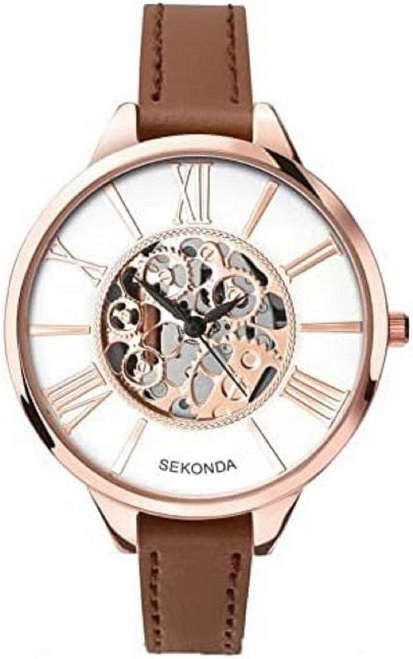 Sekonda Quarzuhr Damen -Armbanduhr Analog Quartz Uhr Strap Ladies von Sekonda