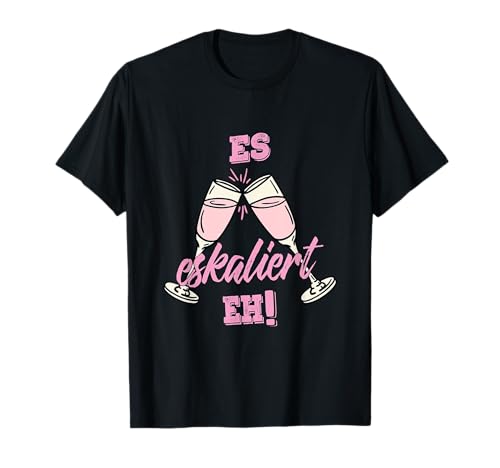 Lustiges Sekt Outfit für Damen - Sektchen Modus T-Shirt von Sektchen Mädels Kostüm - Sektchen Modus