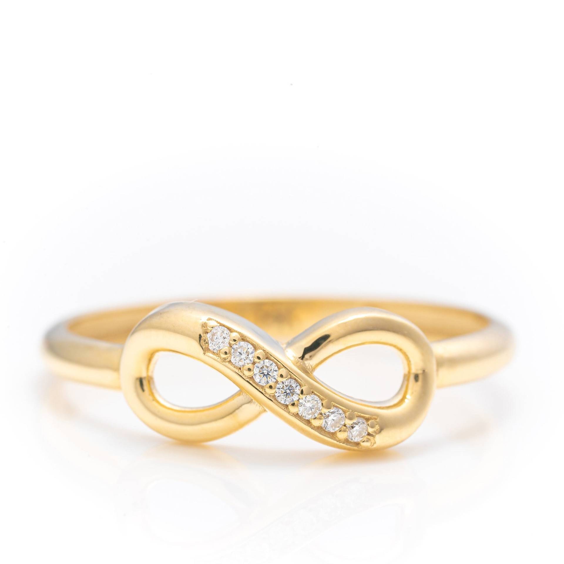 14K Solid Gold Iconic Infinity Ring, Echt Premium Band, Einzigartiges Design Ring Für Sie, Handgemachter Feiner Schmuck Von Selanica von SelanicaFineJewelry