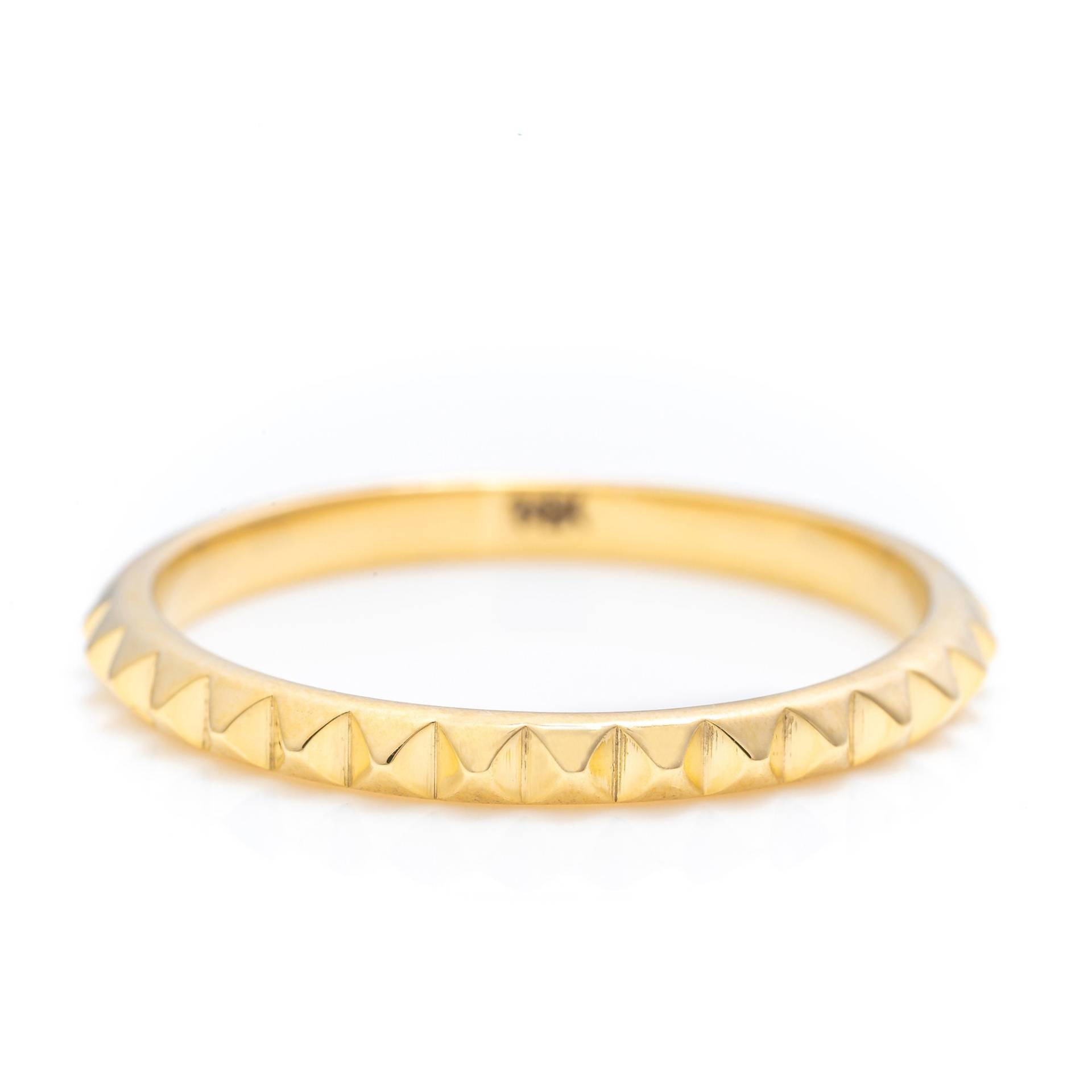 14K Solid Gold Zierlicher Strukturierter Ehering, Echtgold Premium Gerippter Ring, Handgemachter Edler Schmuck Von Selanica von SelanicaFineJewelry