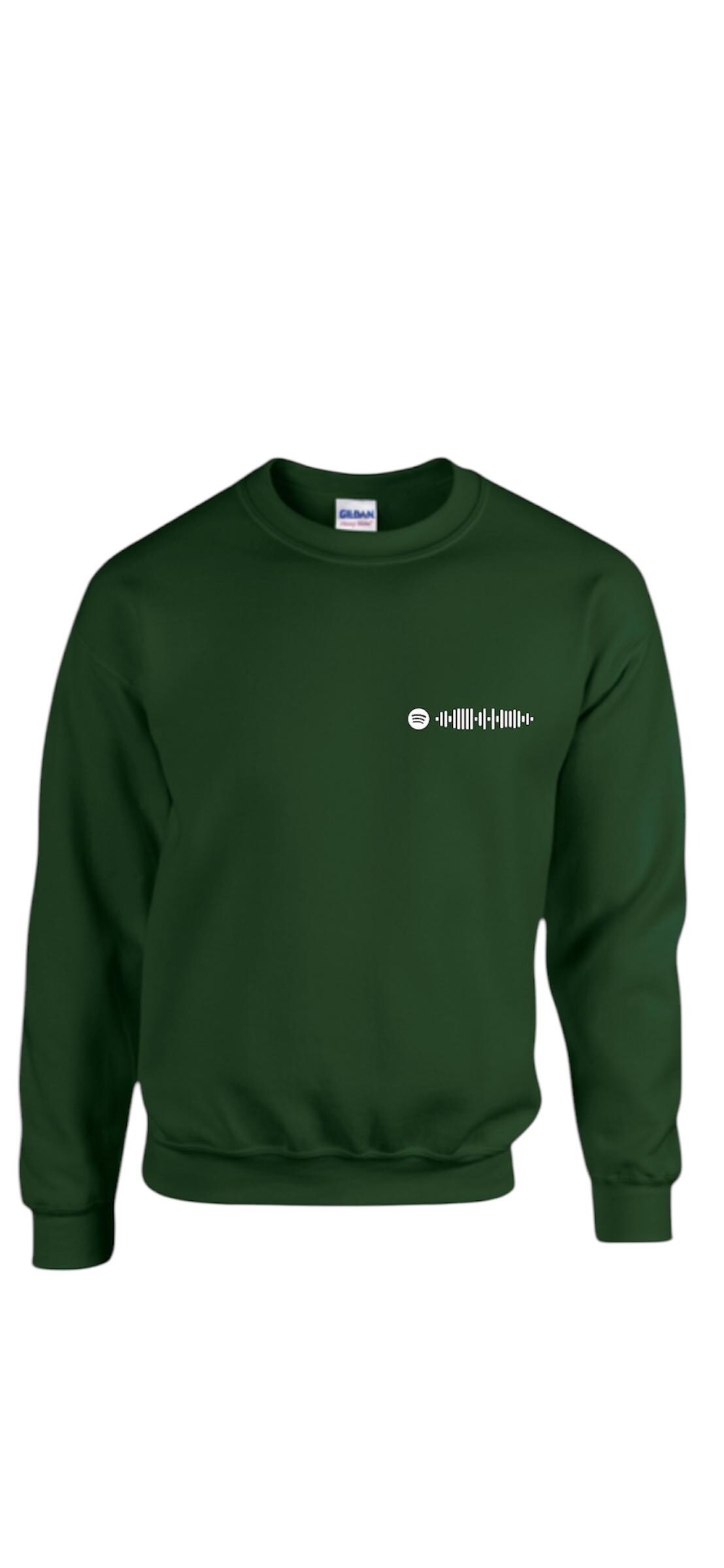Bestickter Spotify Pullover/ Personalisierter Bestickter Musik Song Playlist Pulli/Weihnachtsgeschenk Individuell Bestickter Spotify Pullover/ Personalisierter Bestickter Musik Song Playlist Pulli/Weihnachtsgeschenk Individuell von SelbstbesticktJL