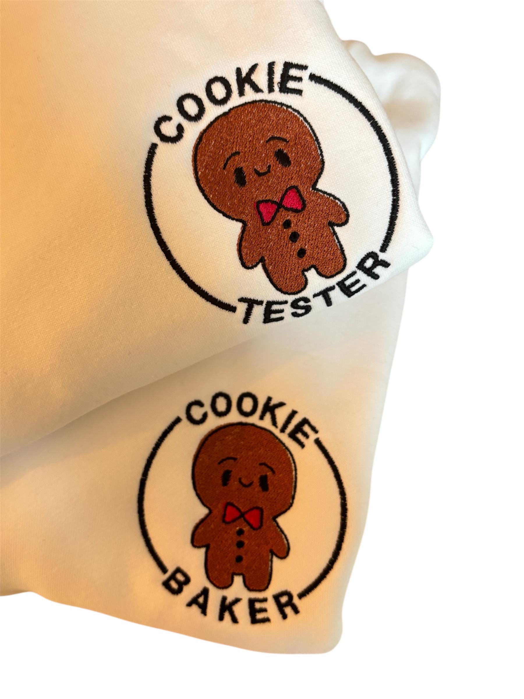 Bestickter Weihnachtspullover Christmas Cookie Lebkuchen Tester & Baker Bestickter Weihnachtspullover Christmas Cookie Lebkuchen Tester & Baker von SelbstbesticktJL