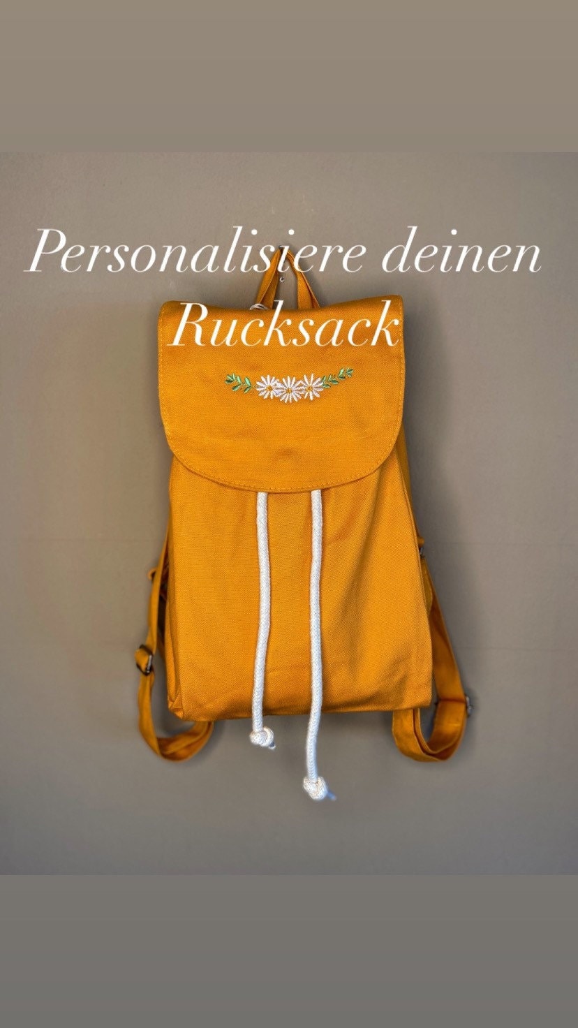 Individuell Bestickter Rucksack Individuell Bestickter Rucksack von SelbstbesticktJL