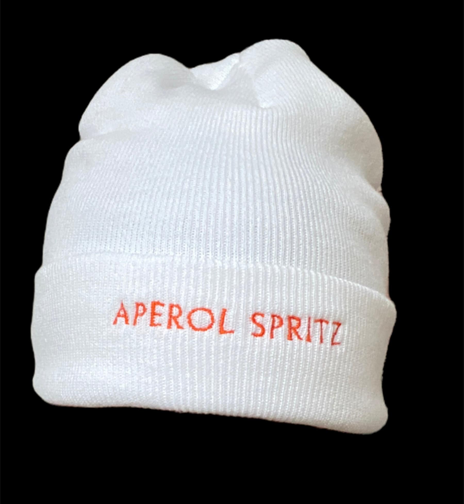 Individuelle Bestickte Beanie Aperol Spritz Individuelle Bestickte Beanie Aperol Spritz von SelbstbesticktJL