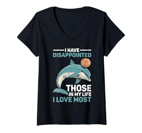 Damen I Have Disappointed Those In My Life I Love Most - T-Shirt mit V-Ausschnitt Damen I Have Disappointed Those In My Life I Love Most - T-Shirt mit V-Ausschnitt von Selbstbewusstes Enttäuschungsenergie