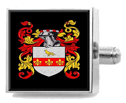 Disney England Heraldik Wappen Sterling Silber Manschettenknöpfe Gravur Nachricht Box von Select Gifts