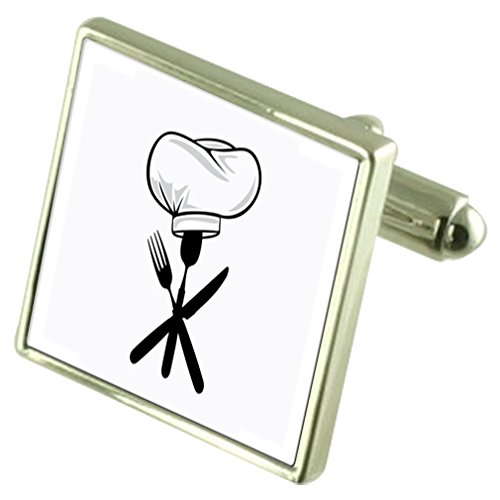 Select Gifts Koch hat Löffel Manschettenknöpfe mit Tasche von Select Gifts