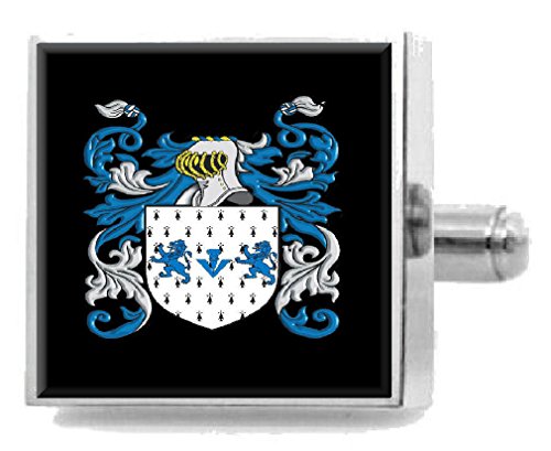 Select Gifts Pedder Irland Heraldik Wappen Sterling Silber Manschettenknöpfe Gravur Nachricht Box von Select Gifts