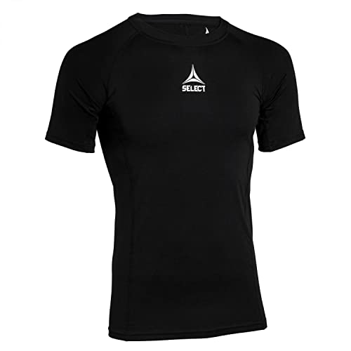 Select Herren Funktionsshirt-660001 T-Shirt, Schwarz, XL von Select