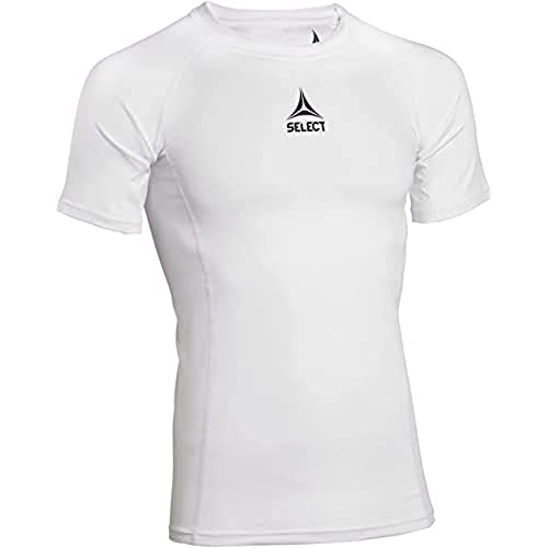 Select Herren Funktionsshirt-660001 T-Shirt, Weiß, L von Select