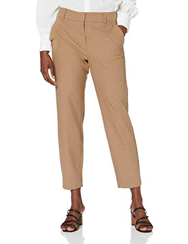 Selected Femme NOS Damen SLFRIA MW Cropped Pant Mel NOOS Hose, Camel/Pattern:Melange, 38 von Selected Femme NOS