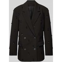 Selected Femme Blazer mit Applikationen Modell 'AJE' in Black, Größe 40 von Selected Femme