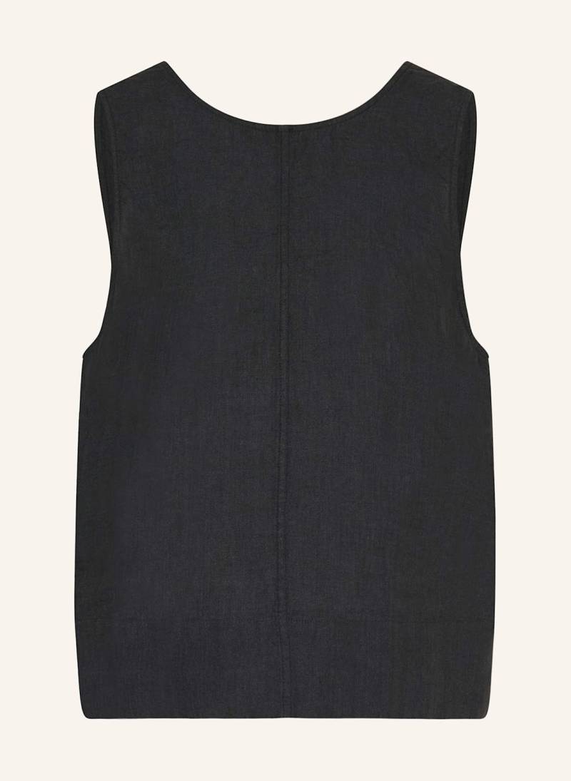 Selected Femme Blusentop Aus Leinen schwarz von Selected Femme