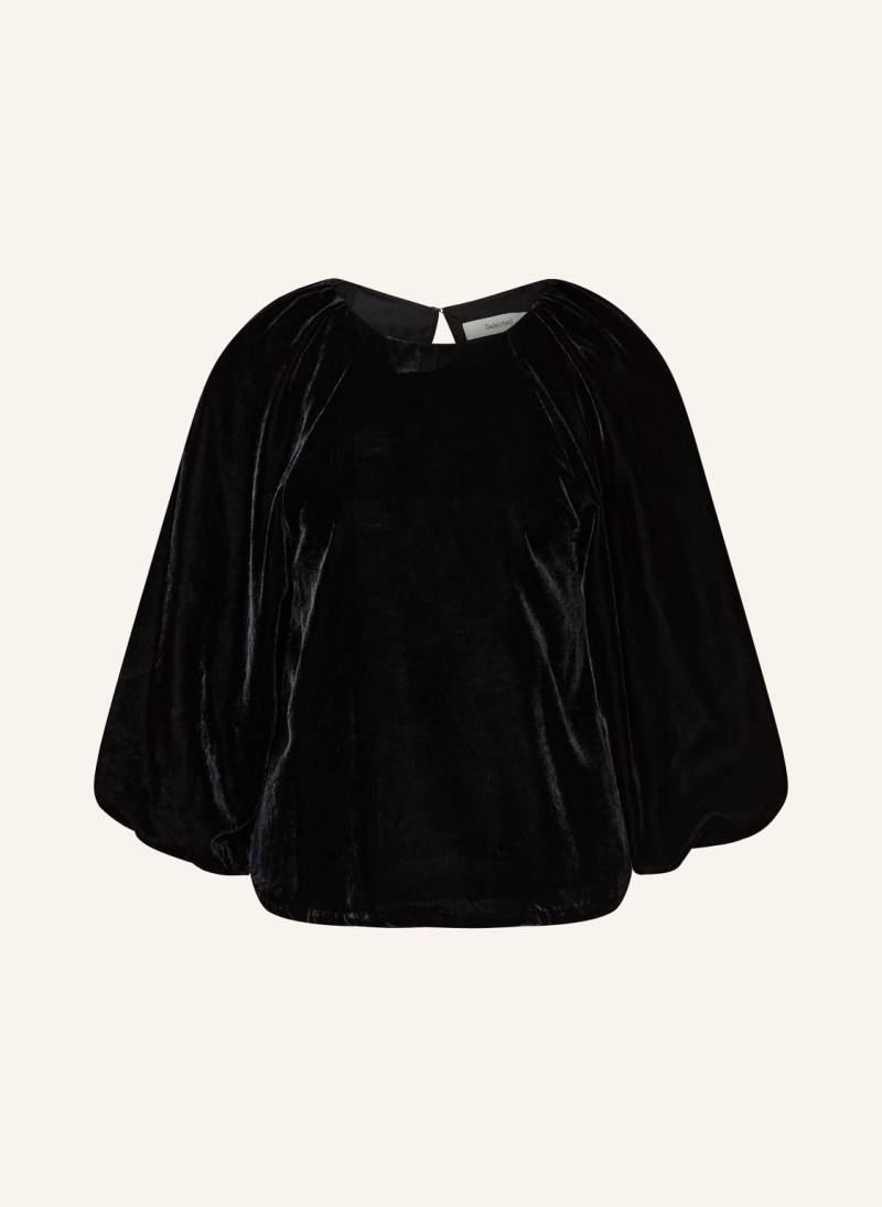 Selected Femme Blusentop Aus Samt Mit 3/4-Arm schwarz von Selected Femme
