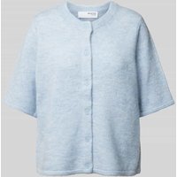 Selected Femme Cardigan mit 1/2-Arm Modell 'LULU' in Hellblau, Größe L von Selected Femme