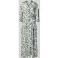 Selected Femme Fließendes Maxikleid aus reiner Viskose Modell 'FLORA' in Oliv, Größe 42 von Selected Femme