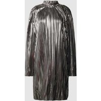 Selected Femme Kleid im Metallic-Look Modell 'NALINE' in Silber, Größe L von Selected Femme